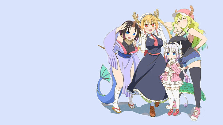 Kobayashi-san Chi no Maid Dragon, anime girls, Tohru (Kobayashi-san Chi no Maid Dragon), HD wallpaper