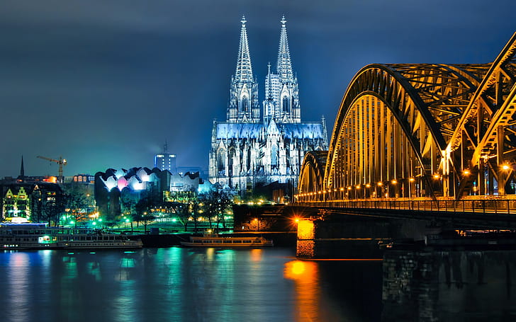 High-cathedra Cologne Cathedral of Saint Peter Catholic cathedral in Cologne -Germanija-Germany-Desktop HD Wallpapers-2560×1600