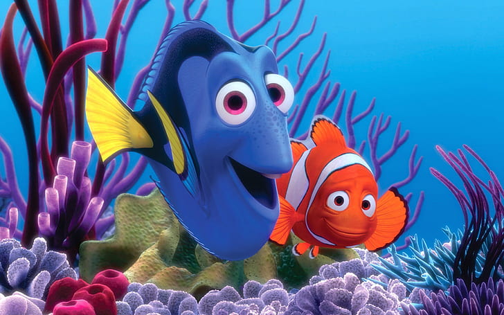 HD wallpaper: Finding Nemo Fishes, dory and nemo character, colors,  animation | Wallpaper Flare