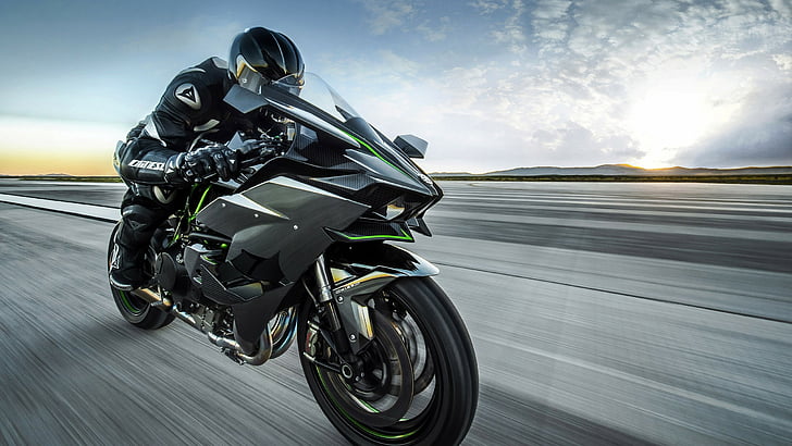 Kawasaki ninja h2r, sport bikes, best bikes, best motorcycle, HD wallpaper