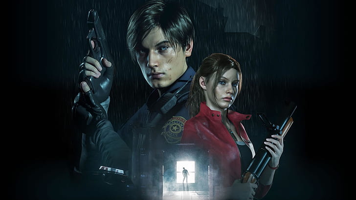 HD wallpaper: Resident Evil 2, video games, Claire Redfield, Leon Kennedy |  Wallpaper Flare