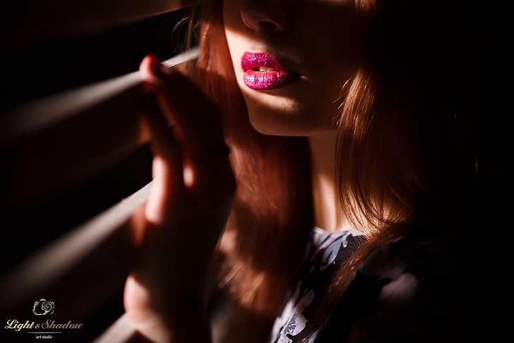 Yri Filichkin, women, lips, face, 500px, lipstick, one person, HD wallpaper