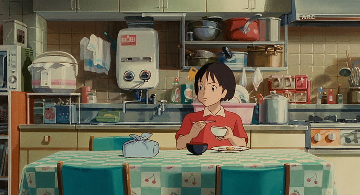 anime, Makoto Shinkai, Studio Ghibli, childhood, one person