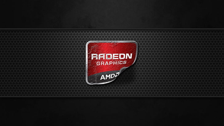 red, white, and black Radeon Graphics wallpaper, AMD, communication, HD wallpaper