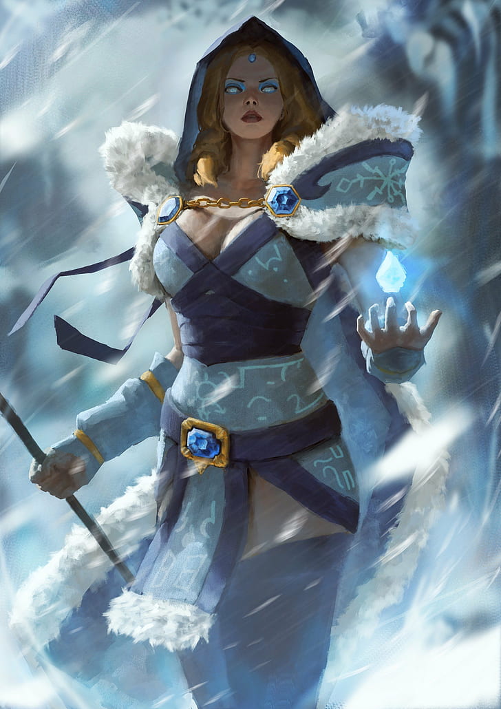 crystal maiden loading screen