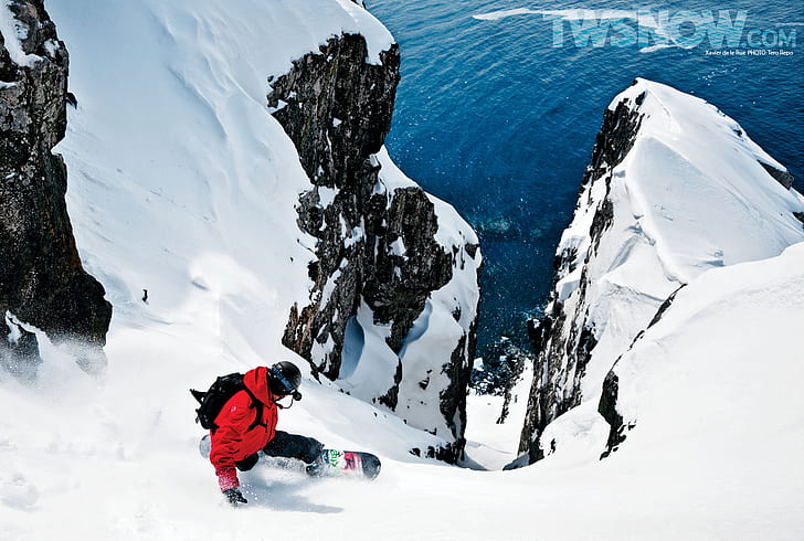 Travis Rice, snowboarding, HD wallpaper