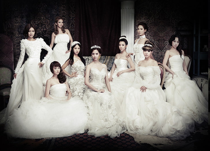 Asian, dress, Girls Generation, Hyoyeon, Jessica Jung, K pop