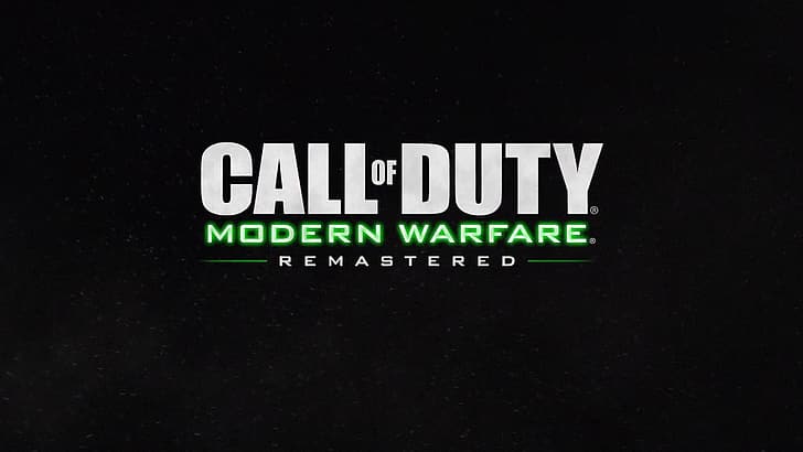 Call of Duty 4: Modern Warfare Remastered, simple background, HD wallpaper