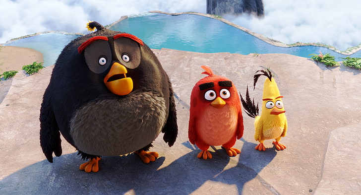 Best Animation Movies of 2016, chuck, bomb, red, Angry Birds Movie