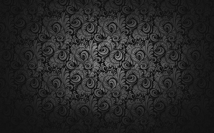 HD wallpaper: dark, floral, vector art, pattern, full frame, backgrounds |  Wallpaper Flare