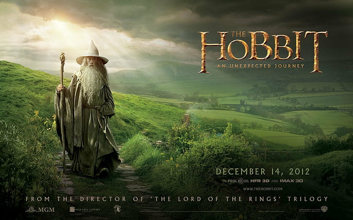 adventure, fantasy, hobbit, journey, lord, lotr, rings, unexpected, HD wallpaper