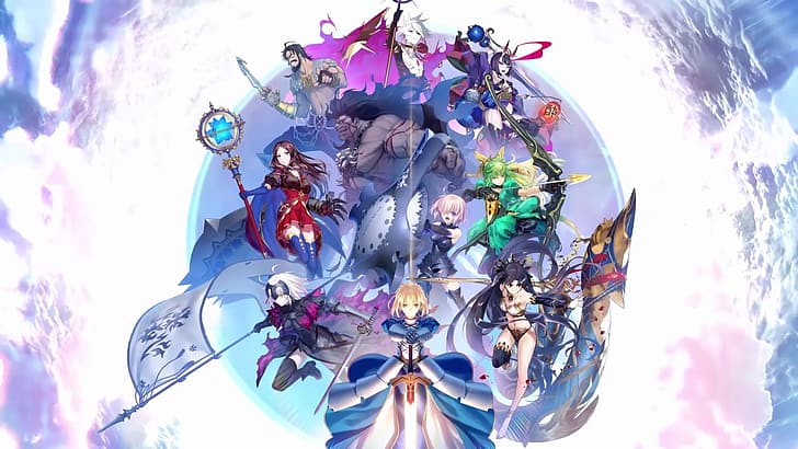 Fate series, Fate/Apocrypha, Fate/Stay Night, Fate/Grand Order, HD wallpaper