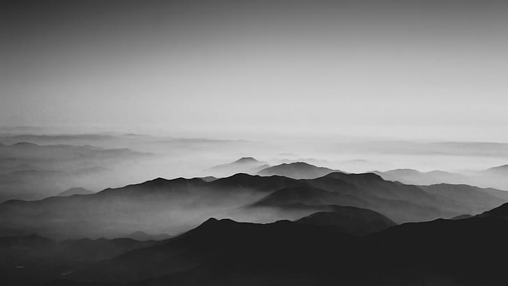Black  White Mountain black and white clouds nature graphy rocky  season HD phone wallpaper  Peakpx