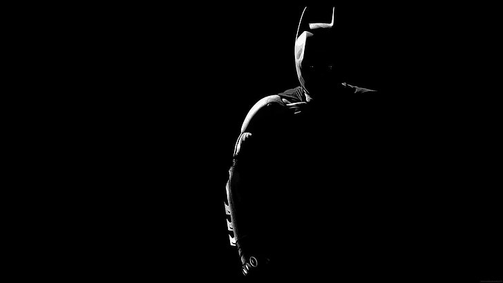 Batman dark knight photo, MessenjahMatt, silhouette, minimalism