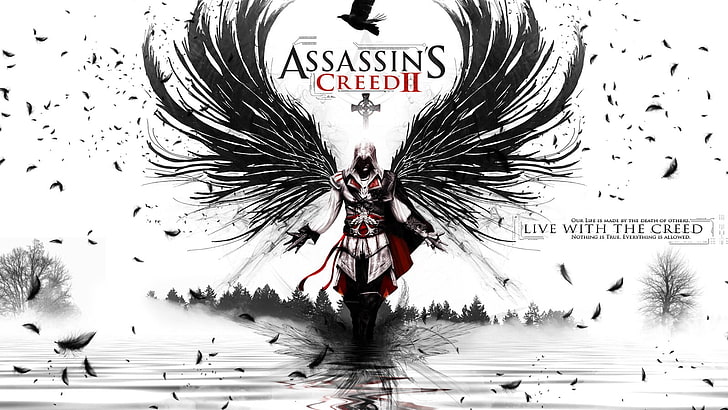 Assassin's Creed II wallpaper, Assassin's Creed 2, Ezio Auditore da Firenze, HD wallpaper