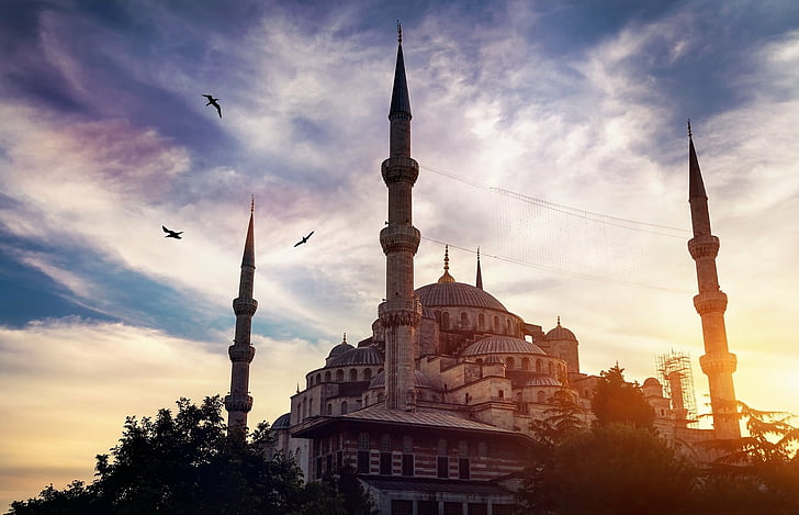 Mosques, Sultan Ahmed Mosque, architecture, building exterior