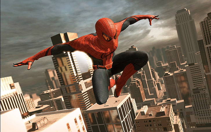 Spider-Man digital wallpaper, Amazing Spider-Man, video games
