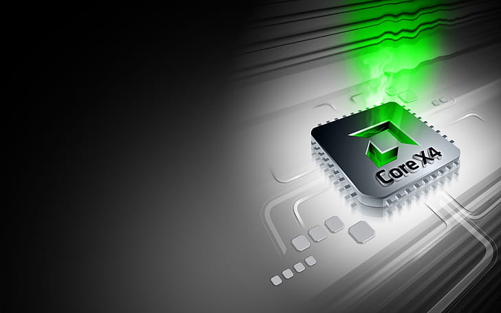 AMD Core X4, cpu, processor, amd radeon, HD wallpaper