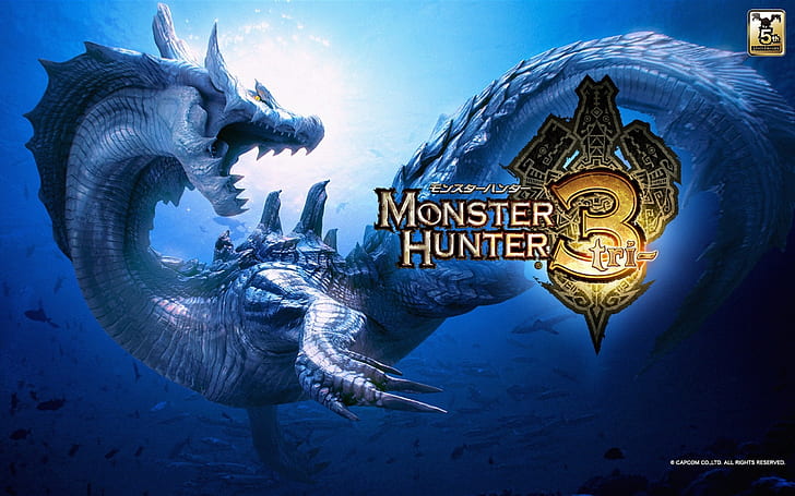 Video Game, Monster Hunter 3, Lagiacrus (Monster Hunter)