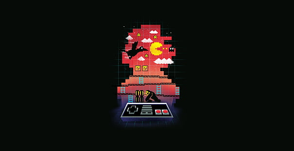 HD wallpaper: simple background, video games, retro games, Video Game Art |  Wallpaper Flare