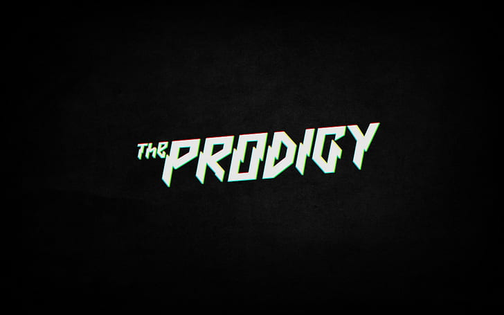 The prodigy, Name, Font, Background, Black, text, black background, HD wallpaper