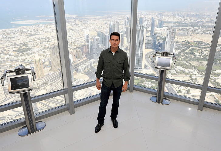 Tom Cruise, Burj Khalifa, actor, Most Popular Celebs in 2015, HD wallpaper
