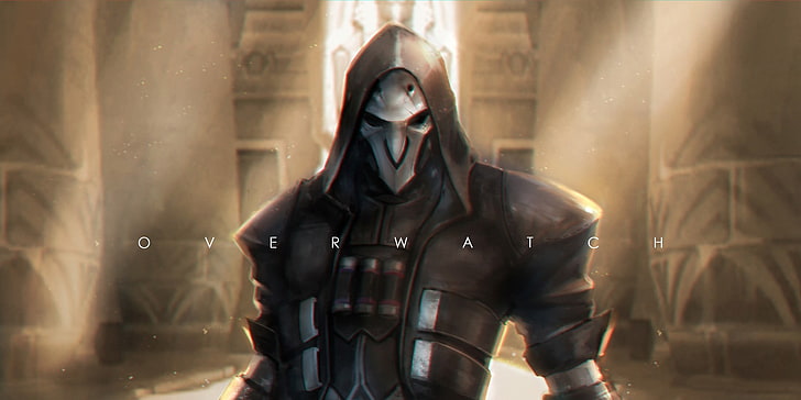 Overwatch wallpaper, Reaper (Overwatch), Reapers, one person, HD wallpaper