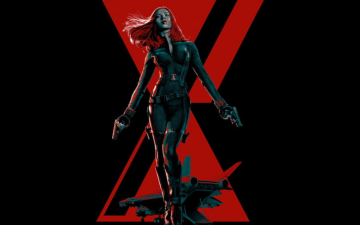 Scarlett Johansson, art, Black Widow, Natasha Romanoff, Captain America:The Winter Soldier, HD wallpaper