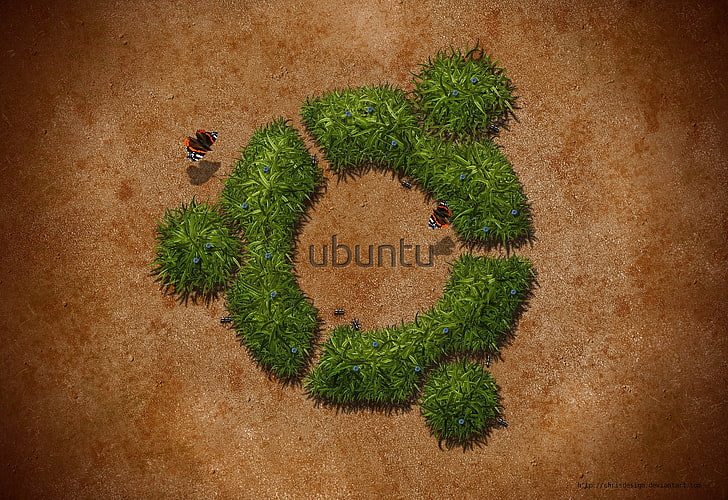 green leaves, Linux, GNU, Ubuntu, mint, plant, communication, HD wallpaper