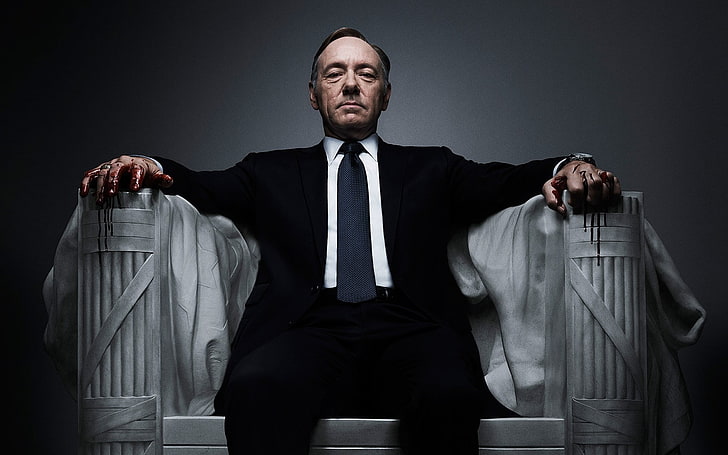 men's black suit jacket, House of Cards, Kevin Spacey, actor, HD wallpaper