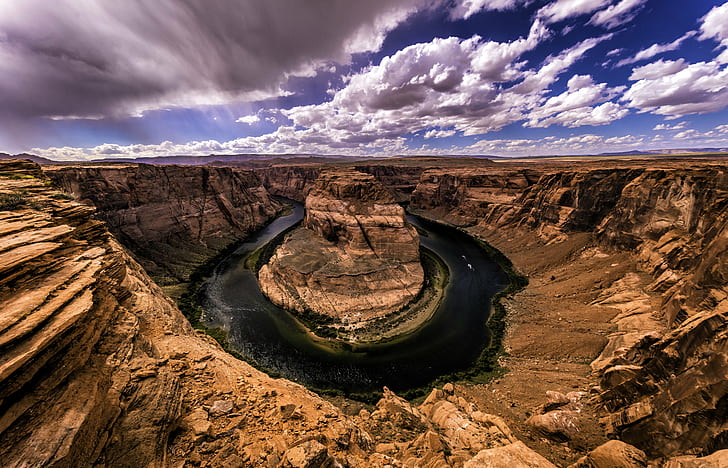 photography of grand Canyon, Horseshoe Bend, grand Canyon  Arizona, HD wallpaper