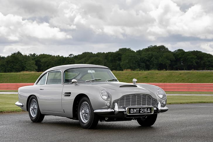 grey, Aston Martin, 2020, DB5 Goldfinger Continuation