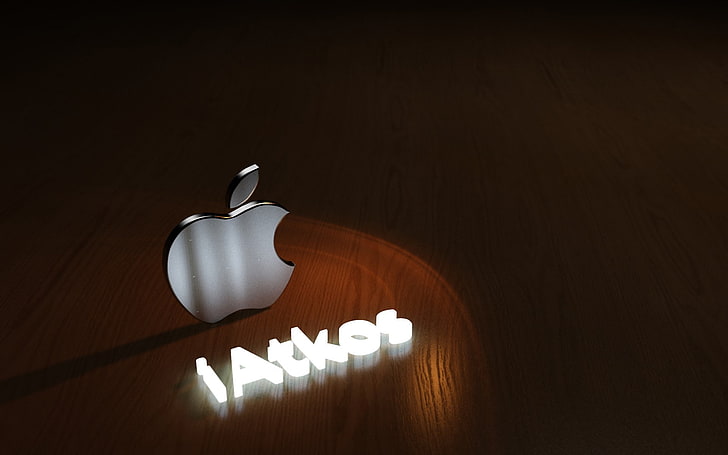 iATKOS, Apple Inc., operating system, indoors, illuminated, HD wallpaper