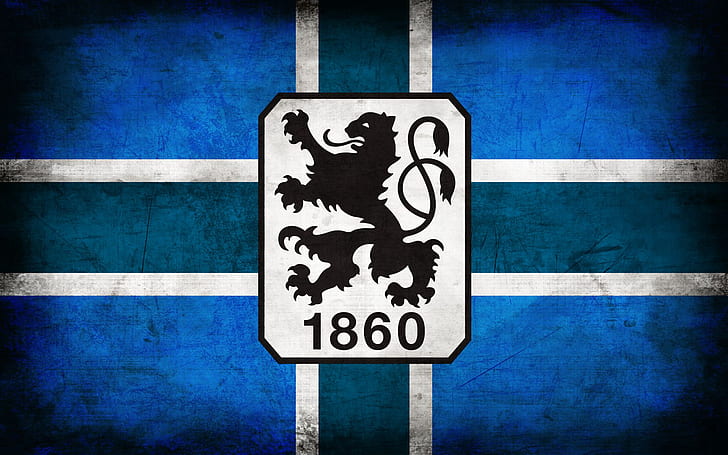 Soccer, TSV 1860 Munich, Emblem, Logo, HD wallpaper