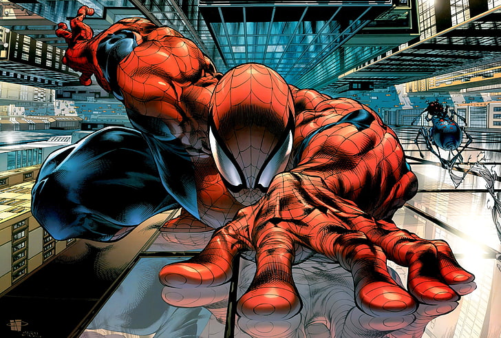 Marvel Spider-Man digital wallpaper, Marvel Comics, real people