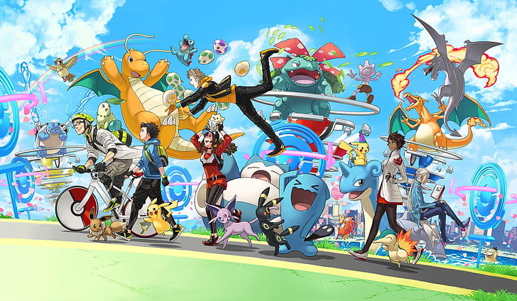HD wallpaper: untitled, Pokémon, Pokemon Go, anime, cartoon, video games,  representation | Wallpaper Flare