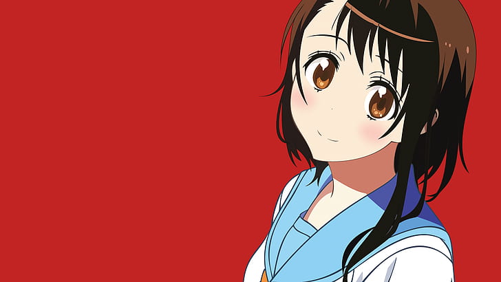 anime, anime girls, Nisekoi, simple background, Onodera Kosaki, HD wallpaper