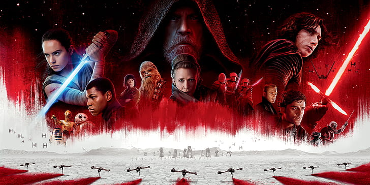 Rose Tico, 8K, General Hux, Star Wars: The Last Jedi, John Boyega, HD wallpaper