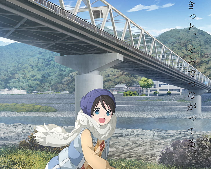 Anime, Yuru Camp, Ena Saitou, HD wallpaper
