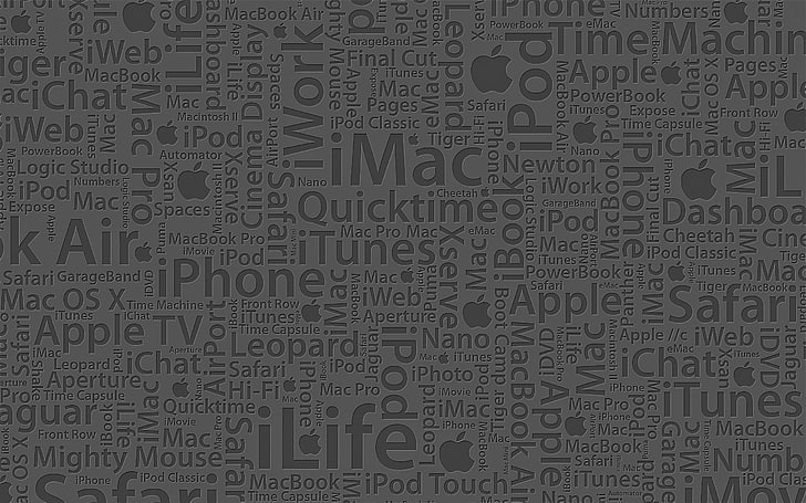white iMac iPod box, apple, iwork, leopard, backgrounds, pattern, HD wallpaper
