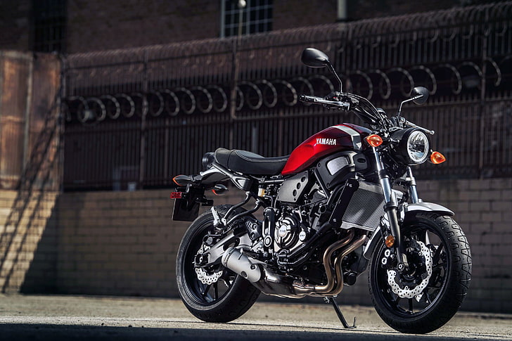 streetfighter (bike), motorcycle, Yamaha, XSR700, mode of transportation, HD wallpaper