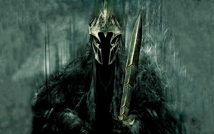 horror witchking of angmar the lord of the rings, evil, fear, HD wallpaper