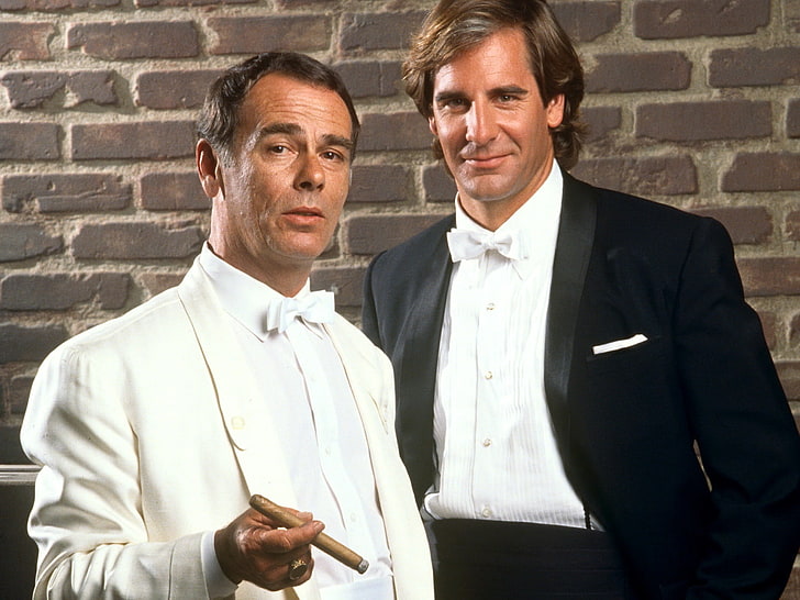 two men's black and white suit jackets, quantum leap, sam beckett, HD wallpaper