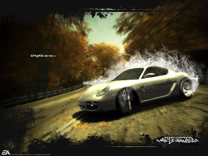 white luxury car digital wallpaper, nfs, need for speed, most wanted