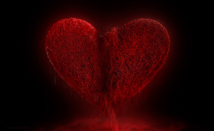 HD wallpaper: Broken Heart, red heart digital wallpaper, Love, Artistic/3D  | Wallpaper Flare