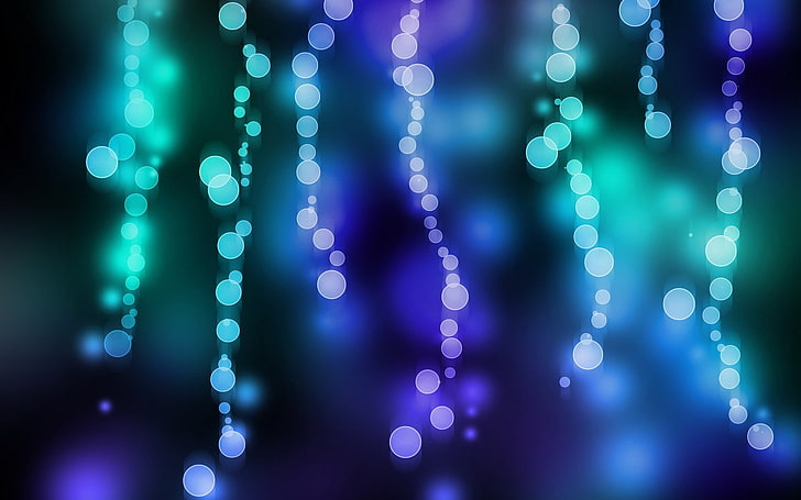 colorful, abstract, bokeh, lights, illuminated, defocused, glowing, HD wallpaper
