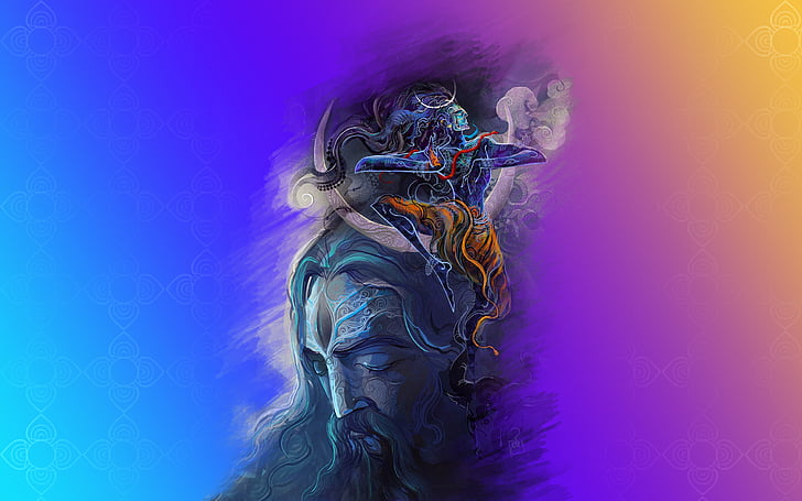HD wallpaper: man face illustration, Lord Shiva, Aghori, HD | Wallpaper  Flare