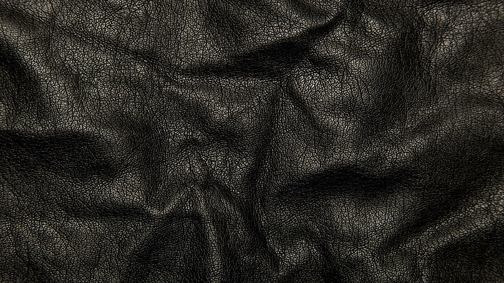 leather, black, texture, cracks, backgrounds, full frame, textured, HD wallpaper