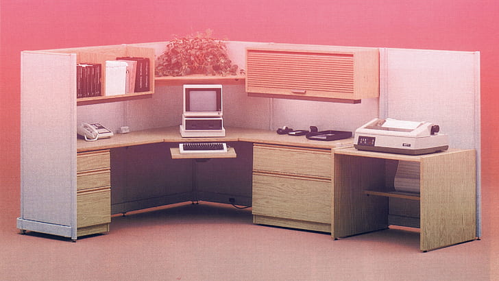 Retrowave, 1980s, vaporwave, technology