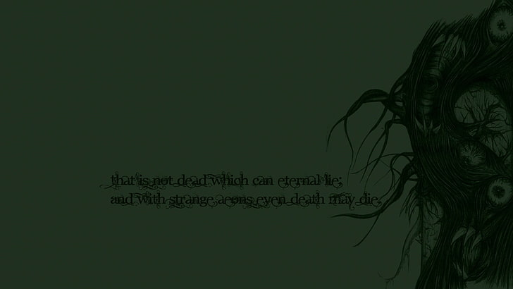 untitled, quote, Cthulhu, copy space, text, art and craft, communication, HD wallpaper